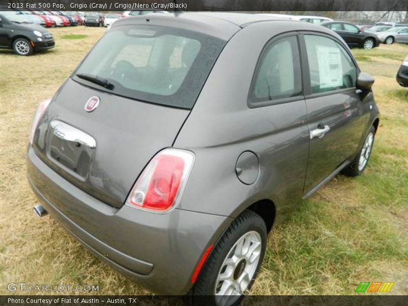 Grigio (Gray) / Grigio/Nero (Gray/Black) 2013 Fiat 500 Pop