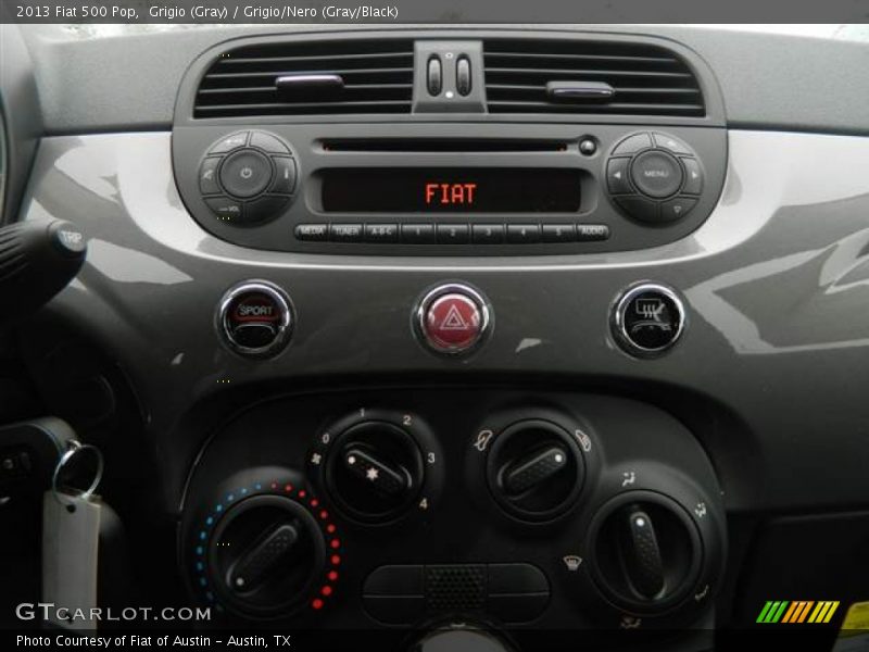Grigio (Gray) / Grigio/Nero (Gray/Black) 2013 Fiat 500 Pop