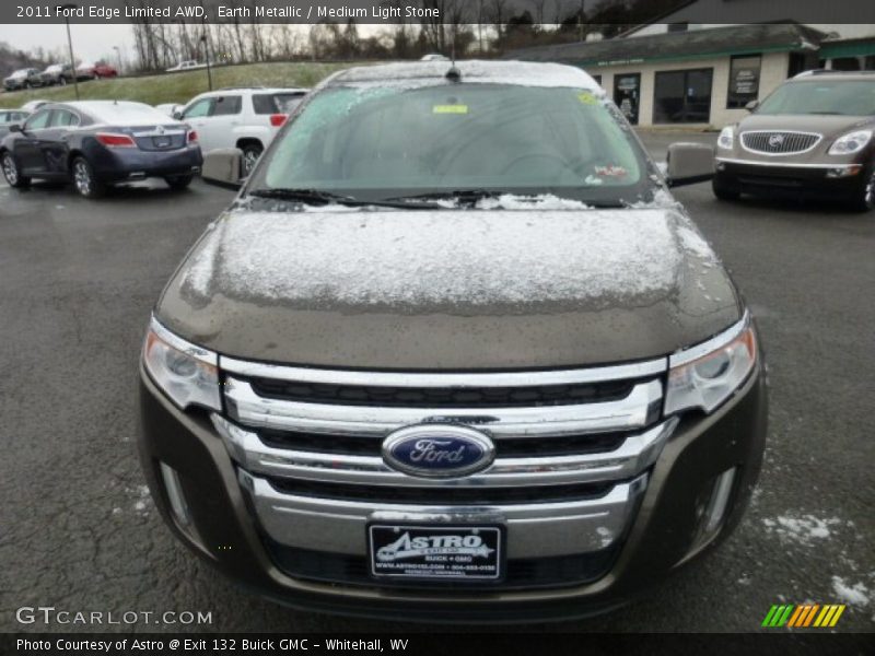 Earth Metallic / Medium Light Stone 2011 Ford Edge Limited AWD