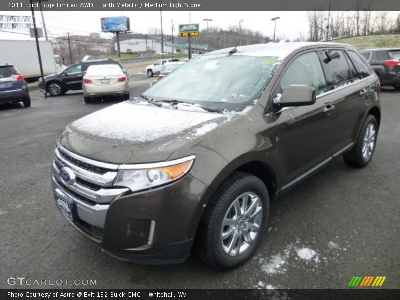 Earth Metallic / Medium Light Stone 2011 Ford Edge Limited AWD
