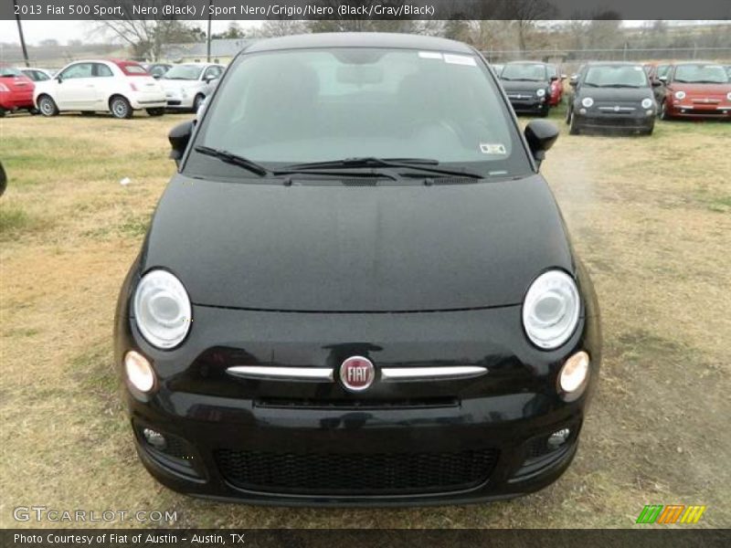 Nero (Black) / Sport Nero/Grigio/Nero (Black/Gray/Black) 2013 Fiat 500 Sport