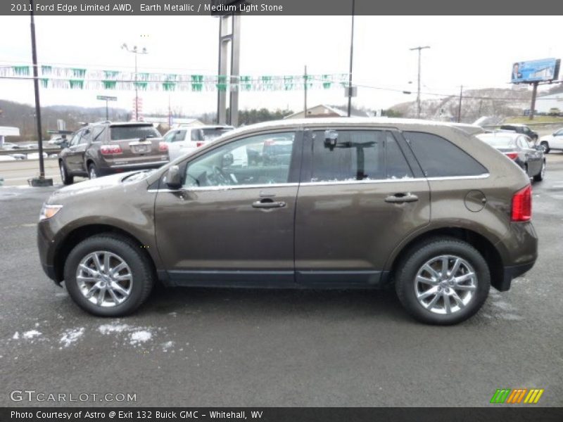Earth Metallic / Medium Light Stone 2011 Ford Edge Limited AWD