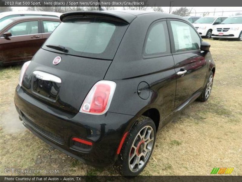 Nero (Black) / Sport Nero/Grigio/Nero (Black/Gray/Black) 2013 Fiat 500 Sport
