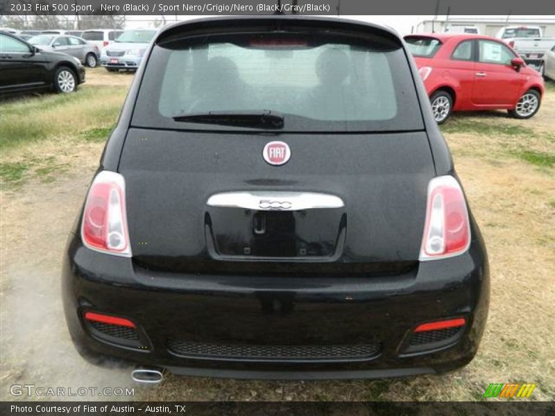 Nero (Black) / Sport Nero/Grigio/Nero (Black/Gray/Black) 2013 Fiat 500 Sport