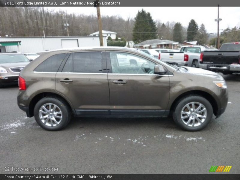 Earth Metallic / Medium Light Stone 2011 Ford Edge Limited AWD