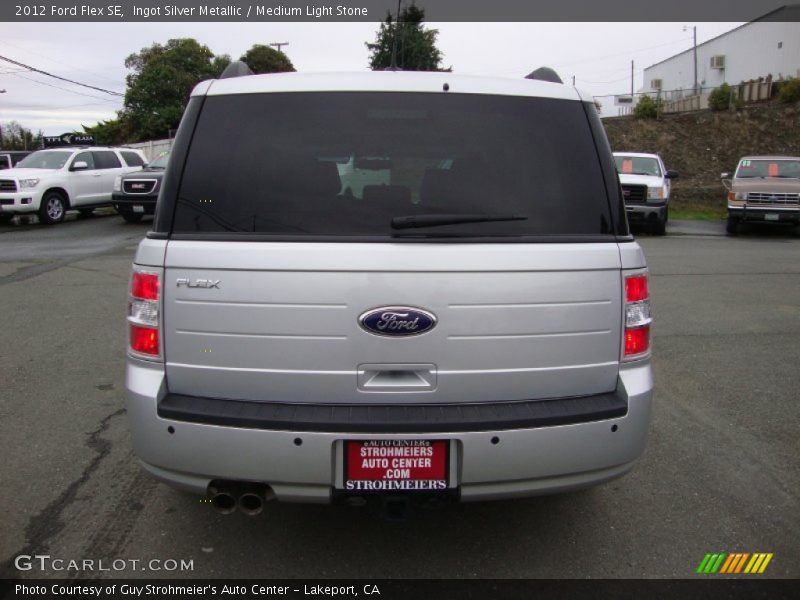 Ingot Silver Metallic / Medium Light Stone 2012 Ford Flex SE