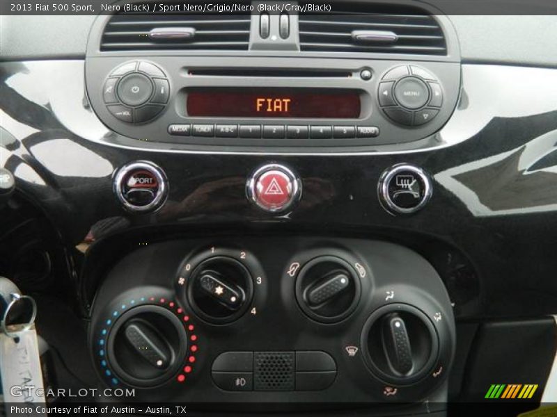 Nero (Black) / Sport Nero/Grigio/Nero (Black/Gray/Black) 2013 Fiat 500 Sport
