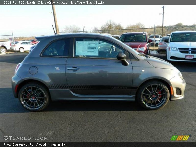 Grigio (Gray) / Abarth Nero/Nero (Black/Black) 2013 Fiat 500 Abarth