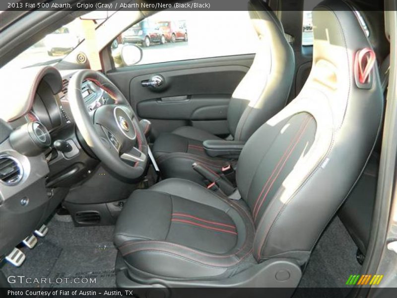 Front Seat of 2013 500 Abarth