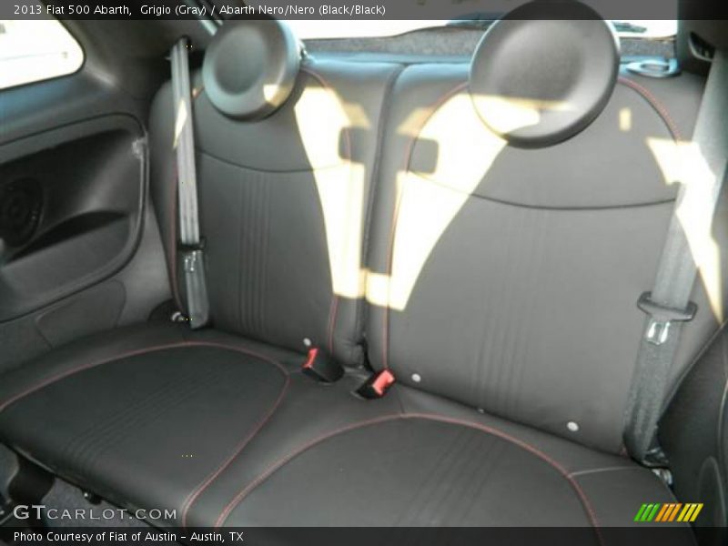 Rear Seat of 2013 500 Abarth