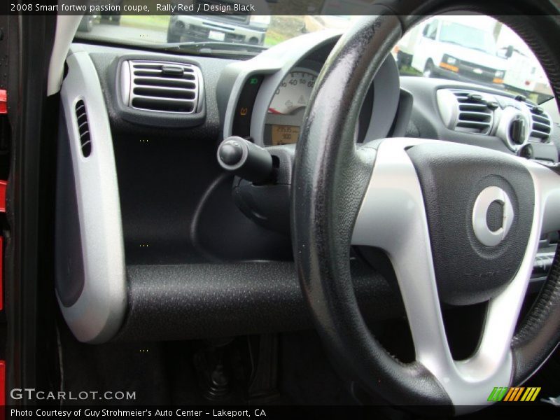 Rally Red / Design Black 2008 Smart fortwo passion coupe