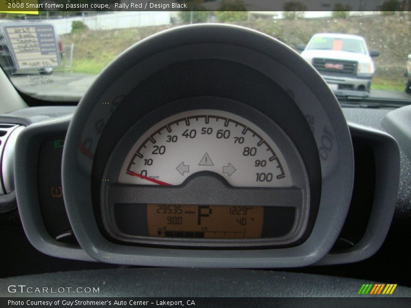 Rally Red / Design Black 2008 Smart fortwo passion coupe