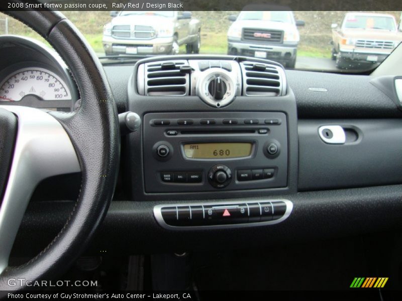 Rally Red / Design Black 2008 Smart fortwo passion coupe