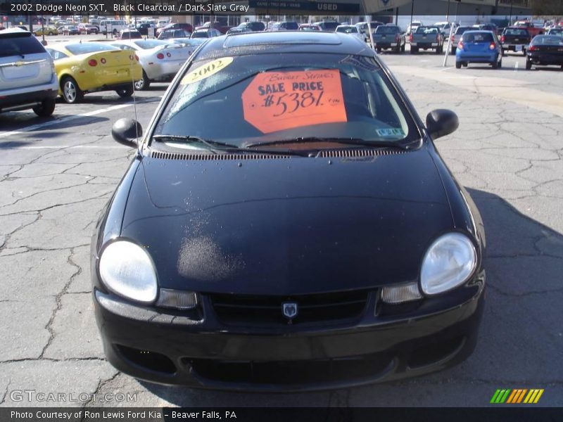 Black Clearcoat / Dark Slate Gray 2002 Dodge Neon SXT