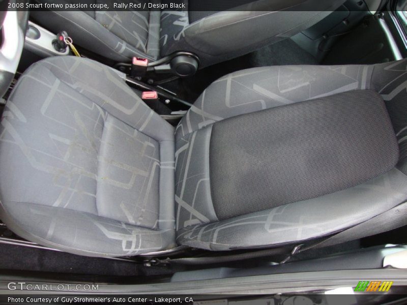 Rally Red / Design Black 2008 Smart fortwo passion coupe