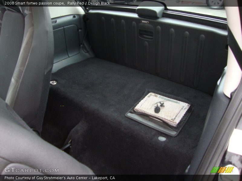 Rally Red / Design Black 2008 Smart fortwo passion coupe