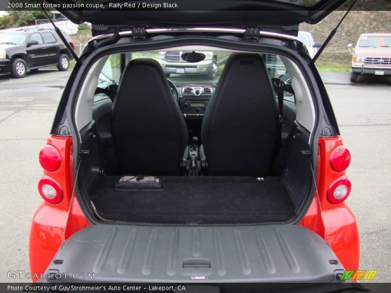 Rally Red / Design Black 2008 Smart fortwo passion coupe