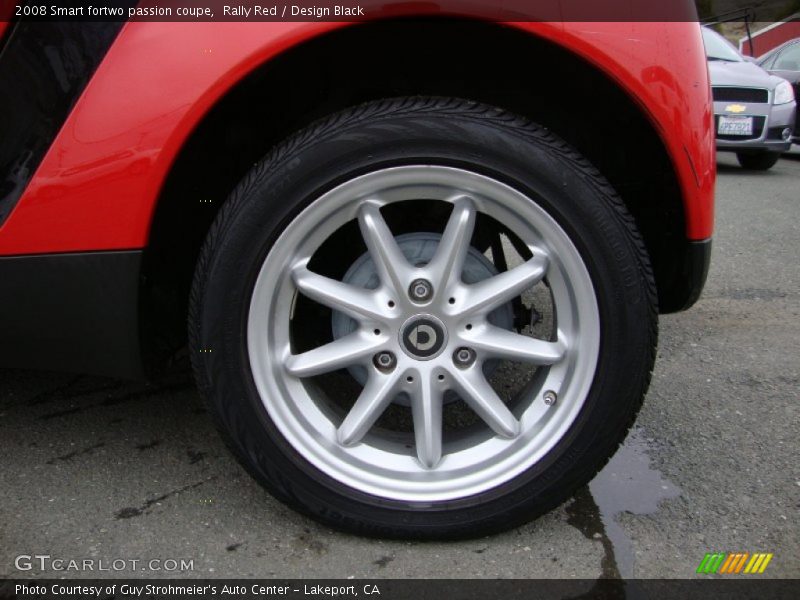 Rally Red / Design Black 2008 Smart fortwo passion coupe