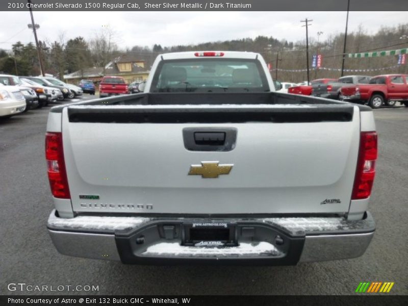 Sheer Silver Metallic / Dark Titanium 2010 Chevrolet Silverado 1500 Regular Cab