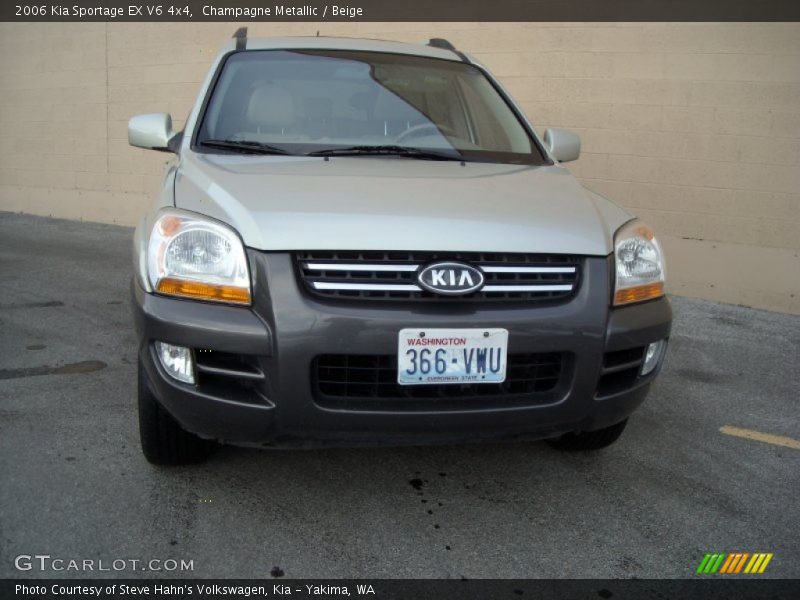Champagne Metallic / Beige 2006 Kia Sportage EX V6 4x4