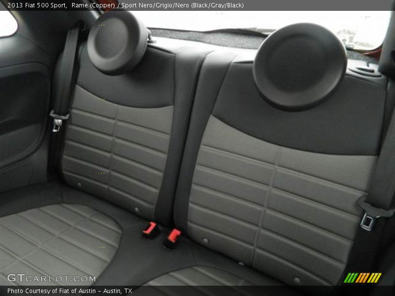 Rame (Copper) / Sport Nero/Grigio/Nero (Black/Gray/Black) 2013 Fiat 500 Sport