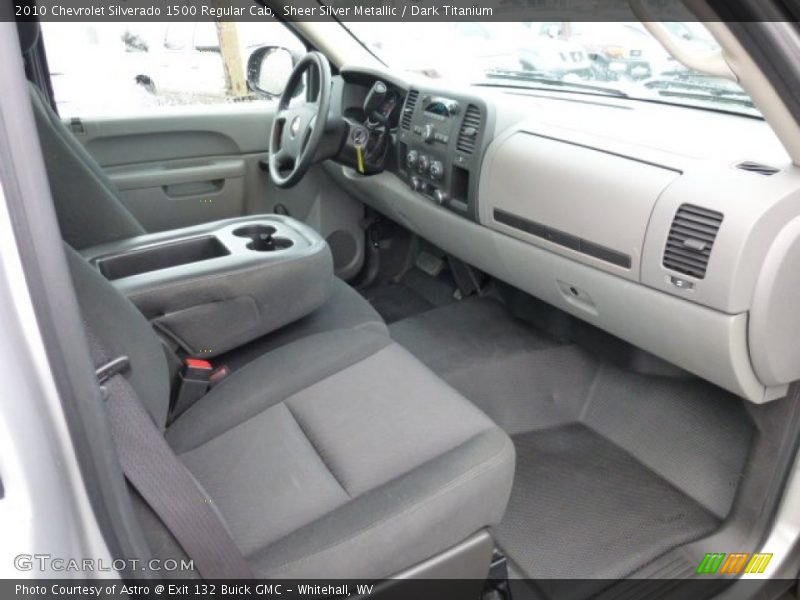 Sheer Silver Metallic / Dark Titanium 2010 Chevrolet Silverado 1500 Regular Cab