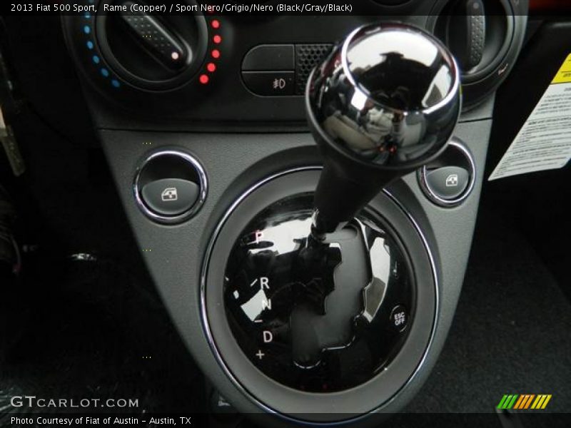 Rame (Copper) / Sport Nero/Grigio/Nero (Black/Gray/Black) 2013 Fiat 500 Sport
