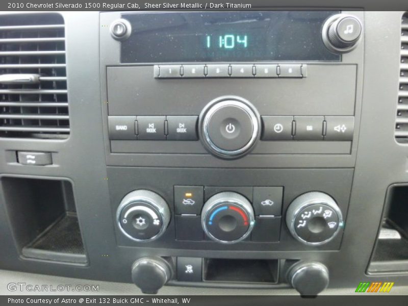 Sheer Silver Metallic / Dark Titanium 2010 Chevrolet Silverado 1500 Regular Cab