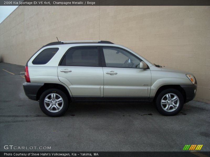 Champagne Metallic / Beige 2006 Kia Sportage EX V6 4x4