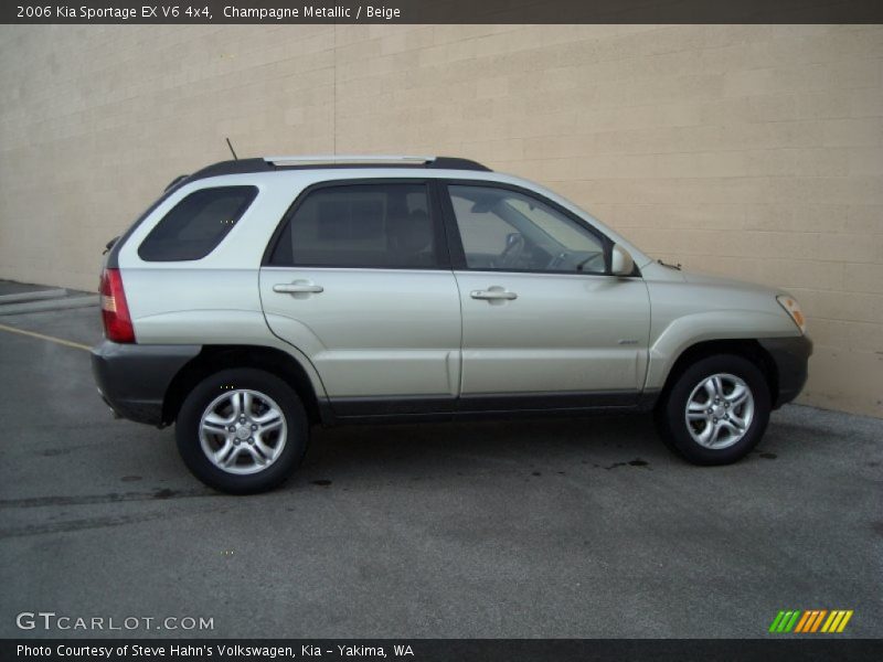 Champagne Metallic / Beige 2006 Kia Sportage EX V6 4x4