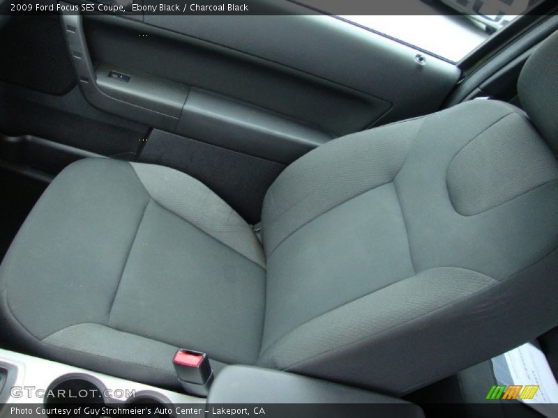 Ebony Black / Charcoal Black 2009 Ford Focus SES Coupe