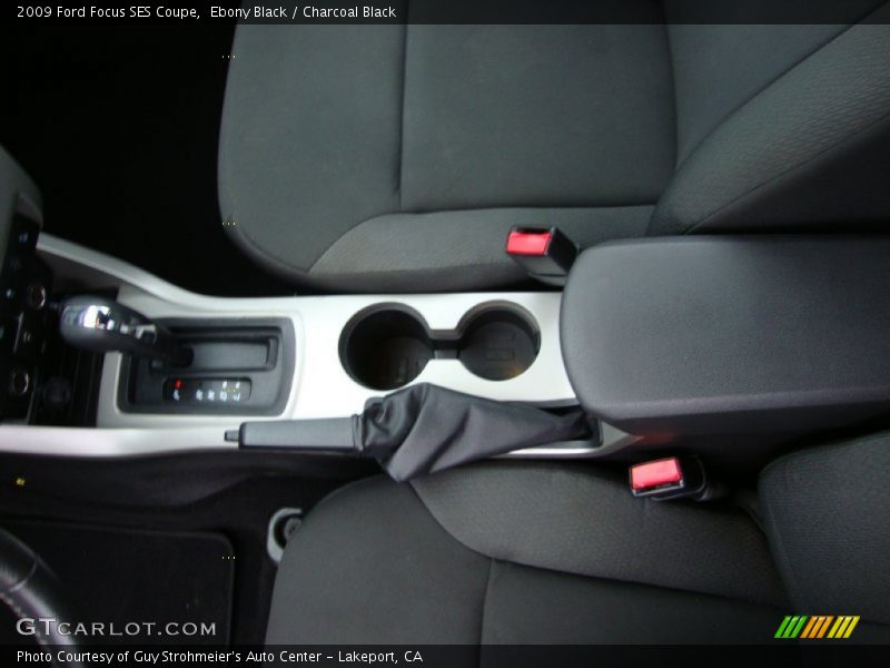 Ebony Black / Charcoal Black 2009 Ford Focus SES Coupe