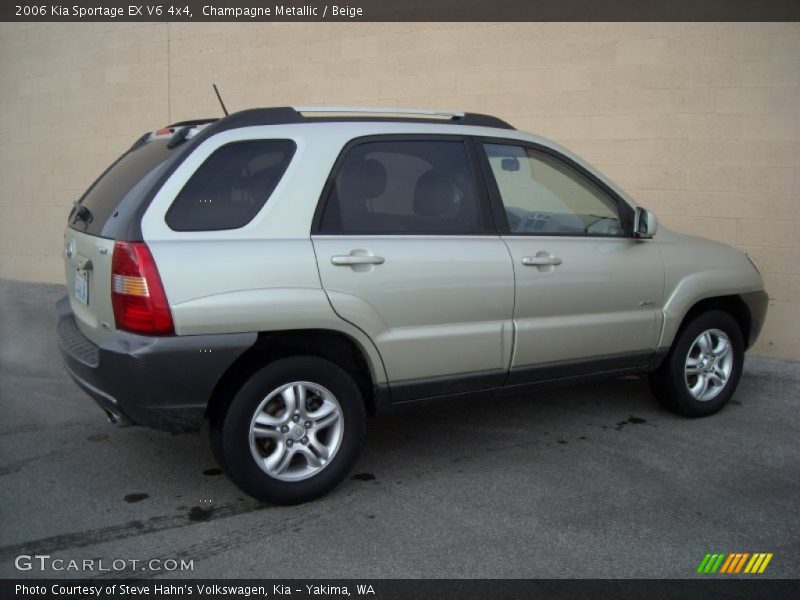 Champagne Metallic / Beige 2006 Kia Sportage EX V6 4x4