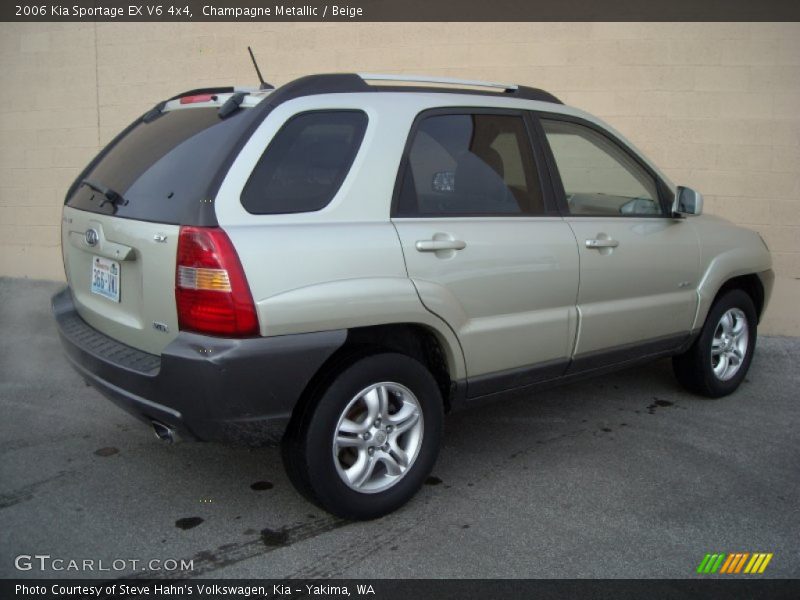Champagne Metallic / Beige 2006 Kia Sportage EX V6 4x4