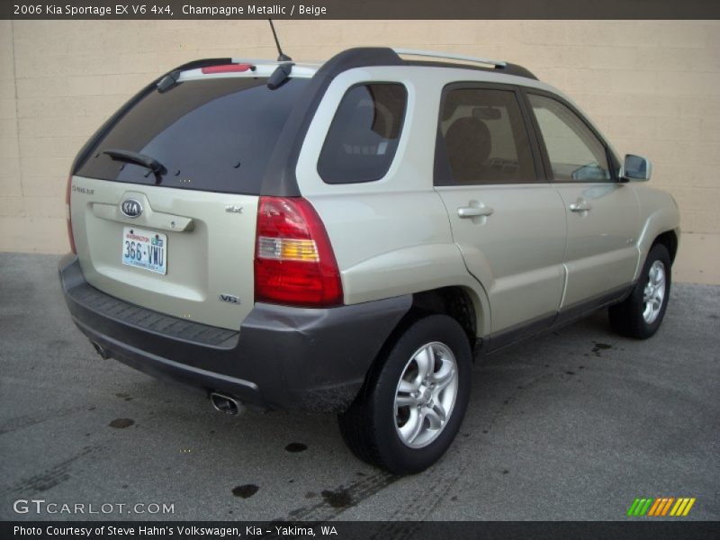 Champagne Metallic / Beige 2006 Kia Sportage EX V6 4x4