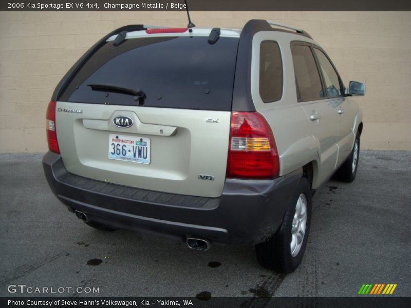 Champagne Metallic / Beige 2006 Kia Sportage EX V6 4x4