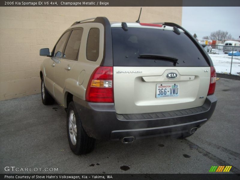 Champagne Metallic / Beige 2006 Kia Sportage EX V6 4x4