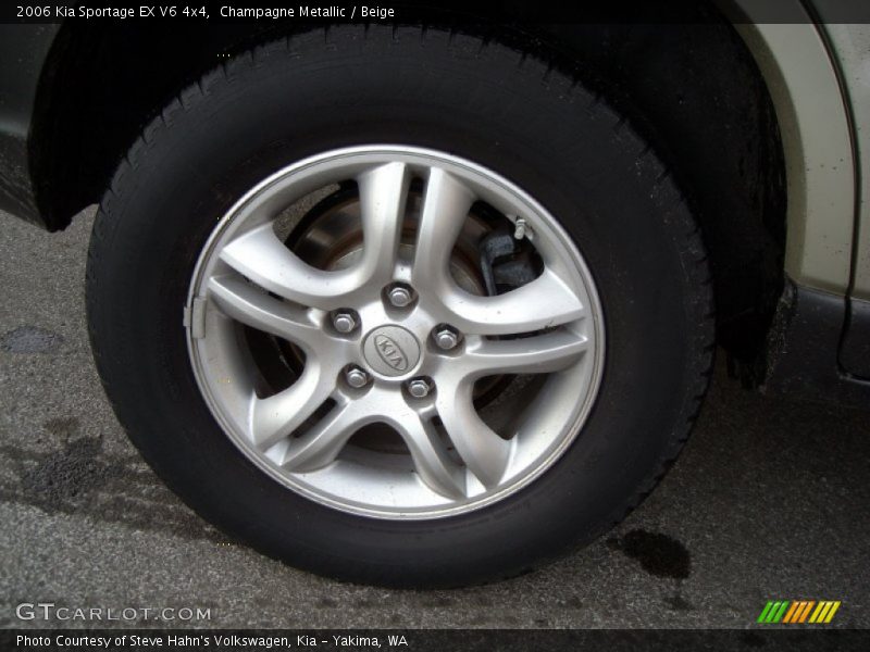 Champagne Metallic / Beige 2006 Kia Sportage EX V6 4x4