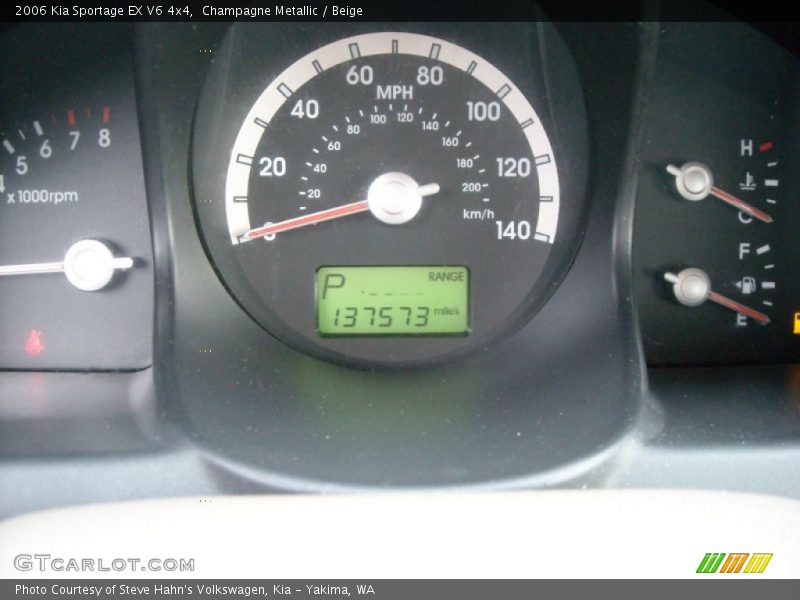 Champagne Metallic / Beige 2006 Kia Sportage EX V6 4x4
