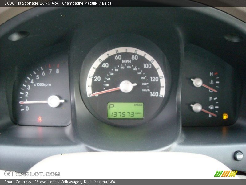 Champagne Metallic / Beige 2006 Kia Sportage EX V6 4x4