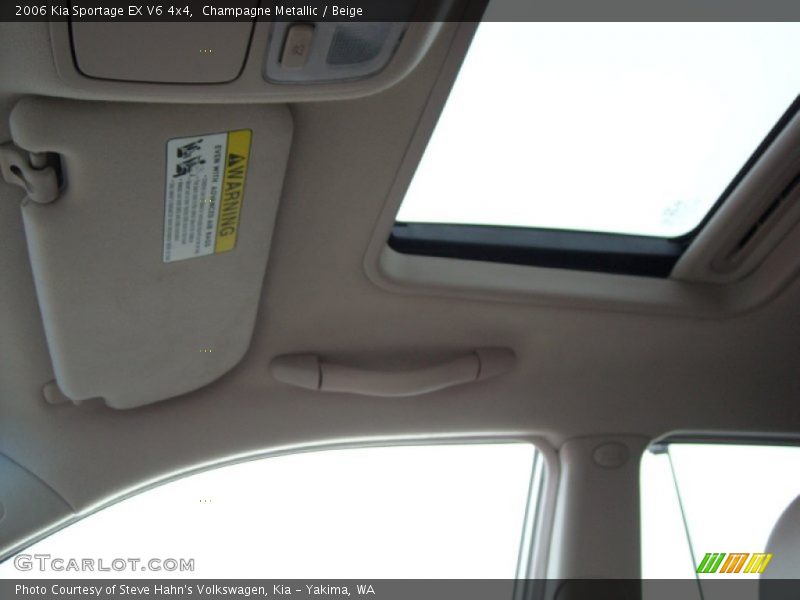 Champagne Metallic / Beige 2006 Kia Sportage EX V6 4x4