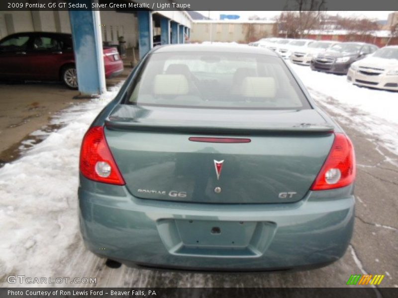 Silver Green Metallic / Light Taupe 2009 Pontiac G6 GT Sedan