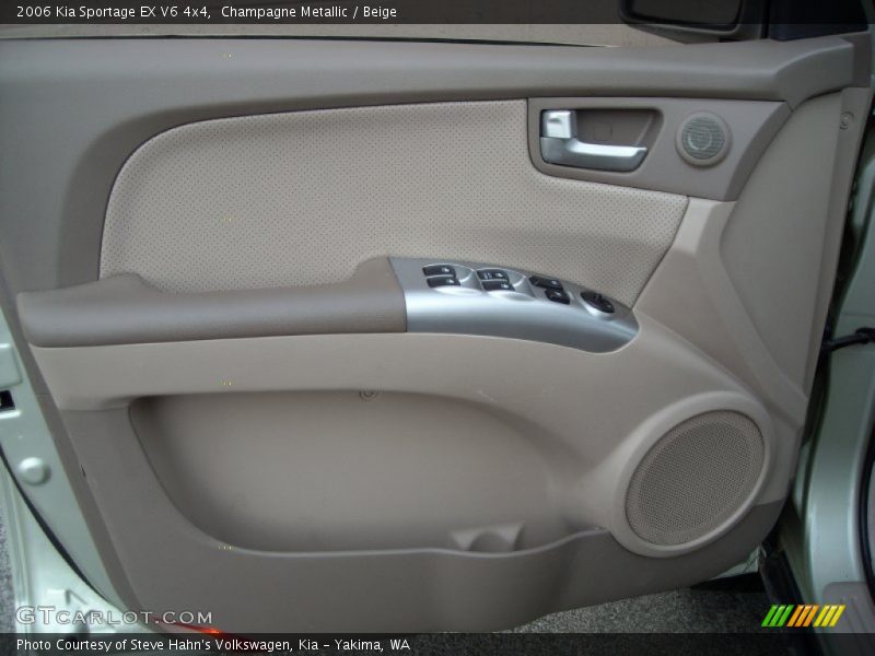 Champagne Metallic / Beige 2006 Kia Sportage EX V6 4x4