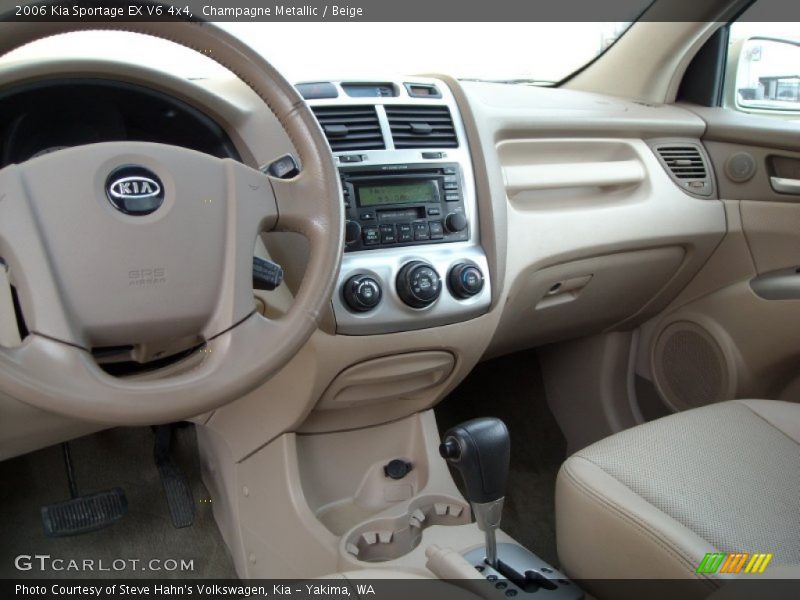 Champagne Metallic / Beige 2006 Kia Sportage EX V6 4x4