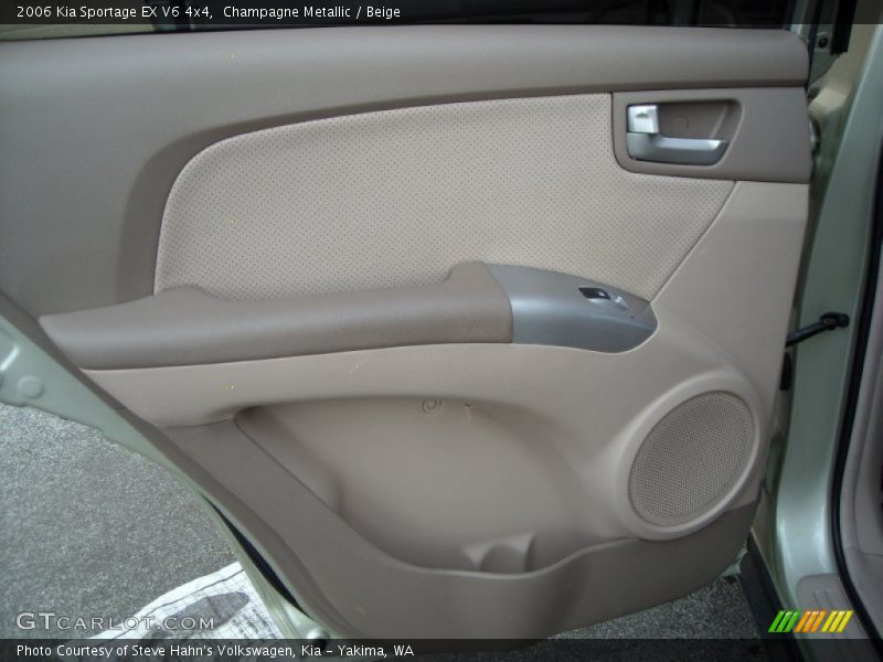 Champagne Metallic / Beige 2006 Kia Sportage EX V6 4x4