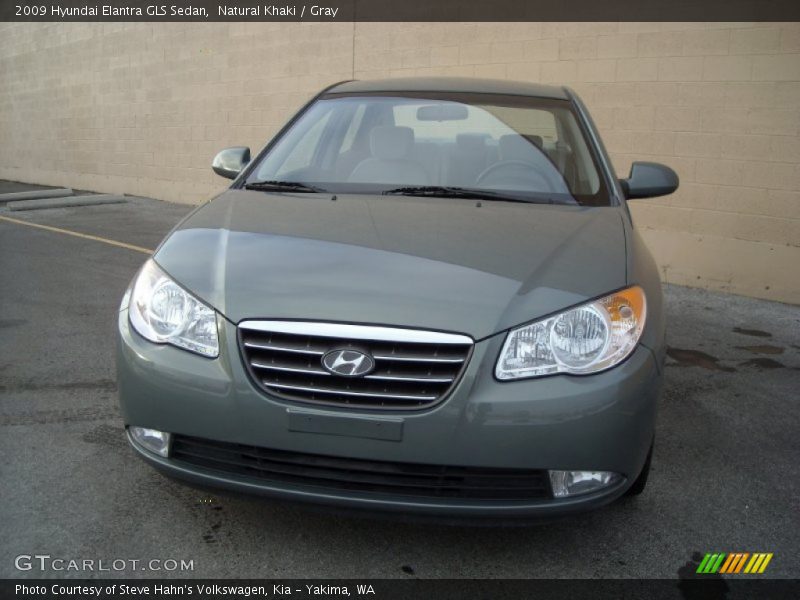 Natural Khaki / Gray 2009 Hyundai Elantra GLS Sedan