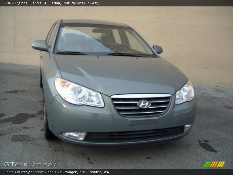 Natural Khaki / Gray 2009 Hyundai Elantra GLS Sedan