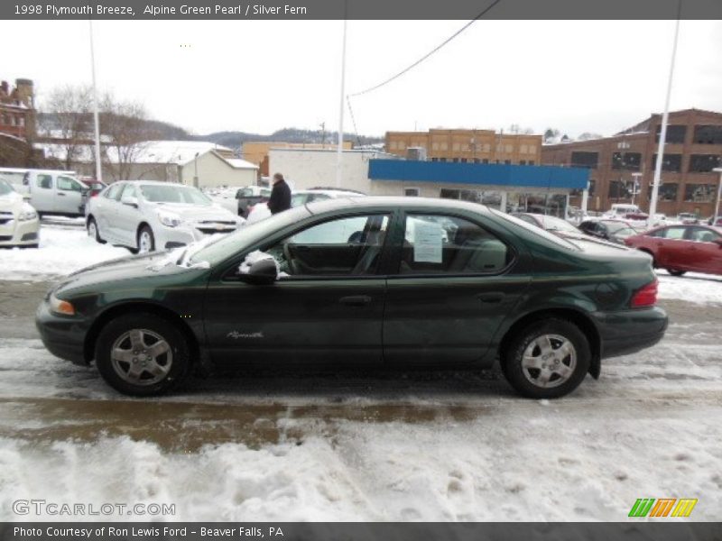 Alpine Green Pearl / Silver Fern 1998 Plymouth Breeze