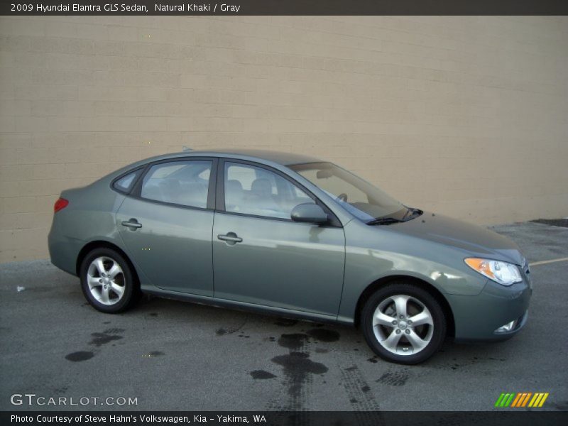 Natural Khaki / Gray 2009 Hyundai Elantra GLS Sedan