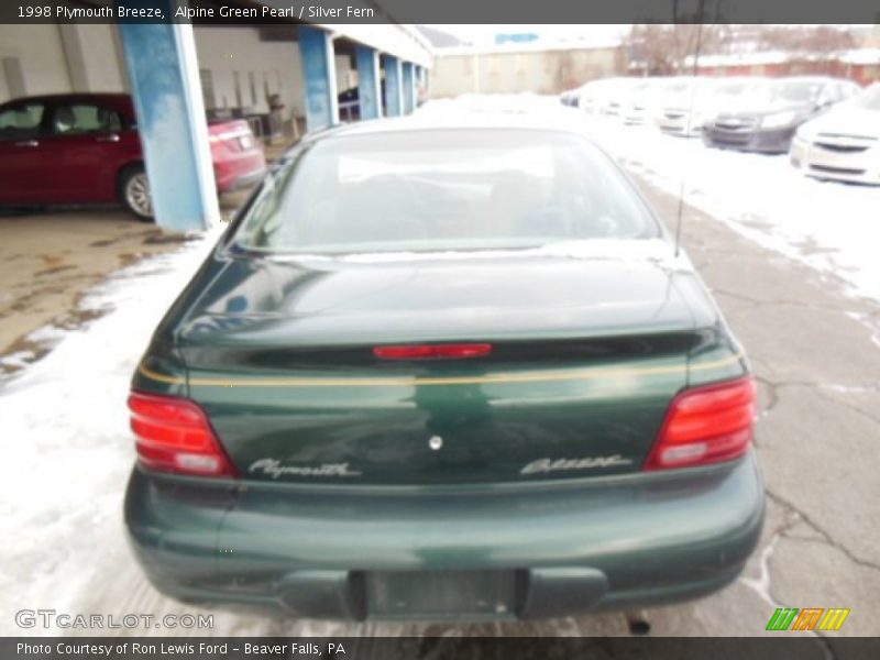 Alpine Green Pearl / Silver Fern 1998 Plymouth Breeze